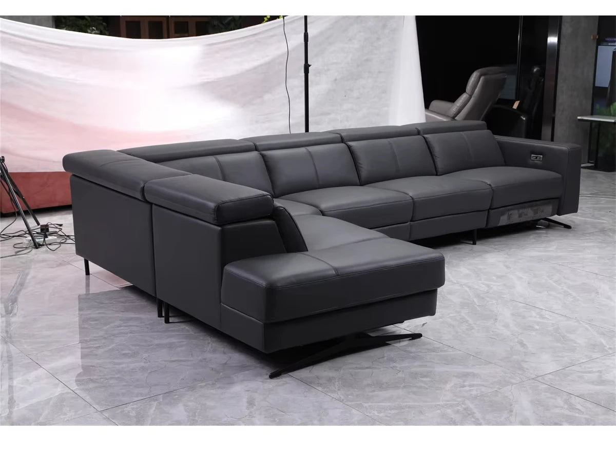 A Modern Removable and Washable L-shaped 7 Seater Living Room Sectional Sofa