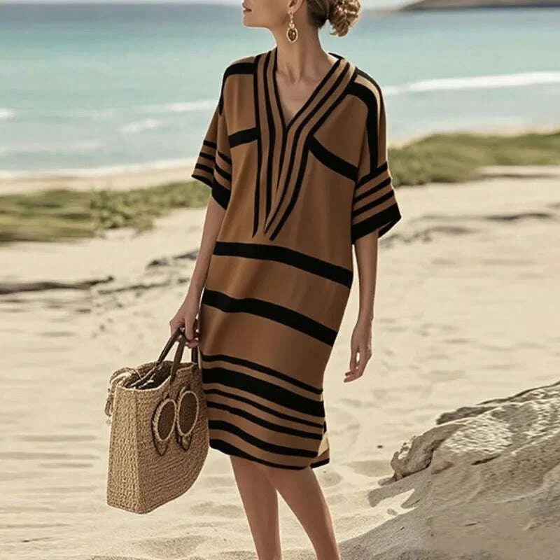 spring-casual-v-neck-holiday-dress-mujer-woman-summer-short-sleeve-loose-boho-dress-2025-new-retro-striped-print-commute-dresseskimlud-womens-fashion-34615426