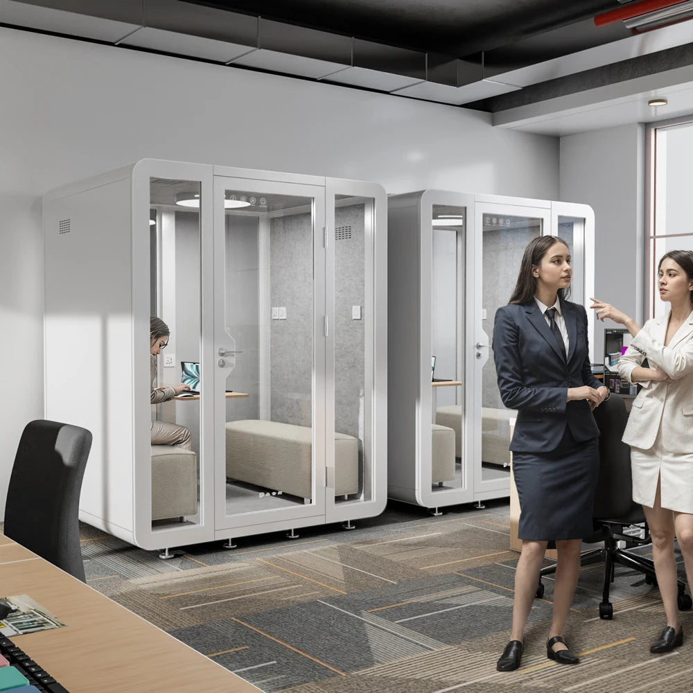 Soundproof Booth - Silent Acoustic Cabin - Steel Frame | KIMLUD