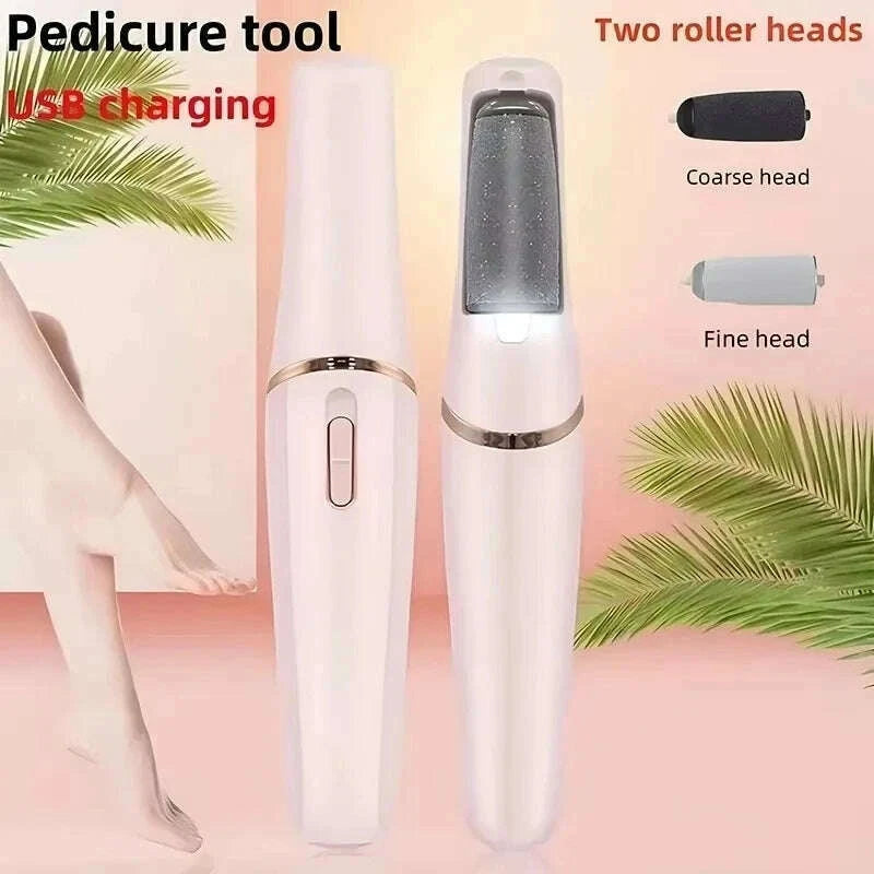 new-in-usb-electric-dead-skin-pedicure-automatic-foot-grinder-rechargeable-roller-feet-pedicure-tool-with-removable-roller-headskimlud-womens-fashion-34599381