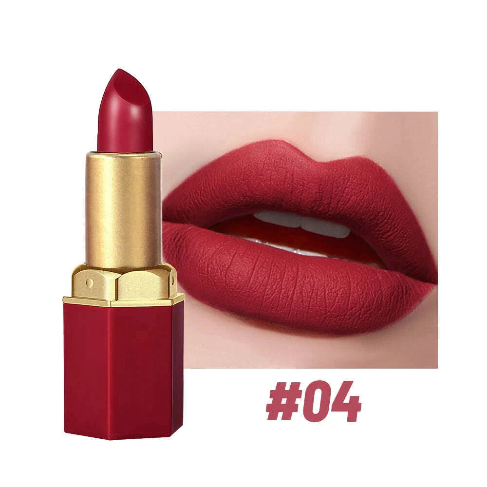 sam-sugar-6-color-matte-lipstick-non-stick-cup-long-lasting-velvet-finish-smooth-matte-lip-color-waterproof-smudge-proof-kimlud-kimlud-33922099