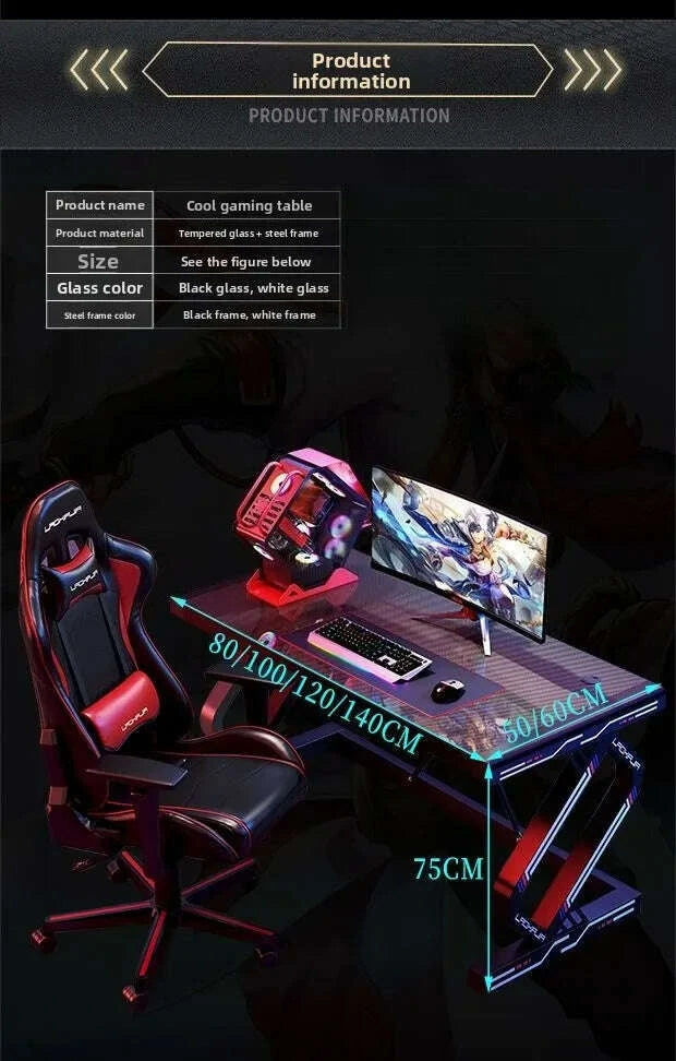 carbon-fiber-gaming-desk-computer-desk-with-tempered-glass-top-reinforced-steel-frame-modern-gamer-desk-home-office-furniturekimludkimlud-35573223