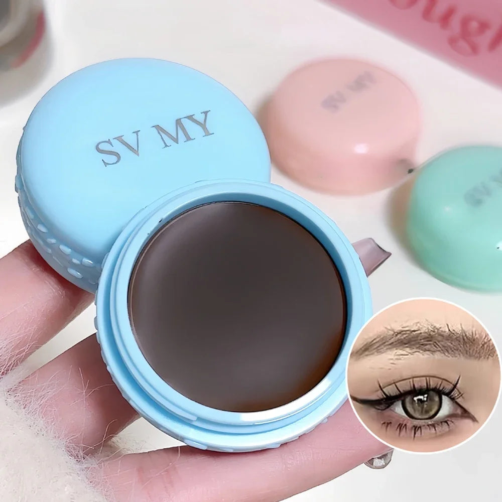 Cream-Based Eyebrow Pomade Waterproof Long-Lasting — Coffee Brown | KIMLUD