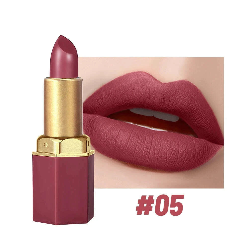 sam-sugar-6-color-matte-lipstick-non-stick-cup-long-lasting-velvet-finish-smooth-matte-lip-color-waterproof-smudge-proof-kimlud-kimlud-33922100