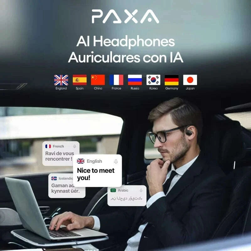 paxa-upgraded-ai-real-time-translation-3in1-wireless-bluetooth-54-earphones-translate-144-languages-enc-denoise-headphoneskimludkimlud-35565521