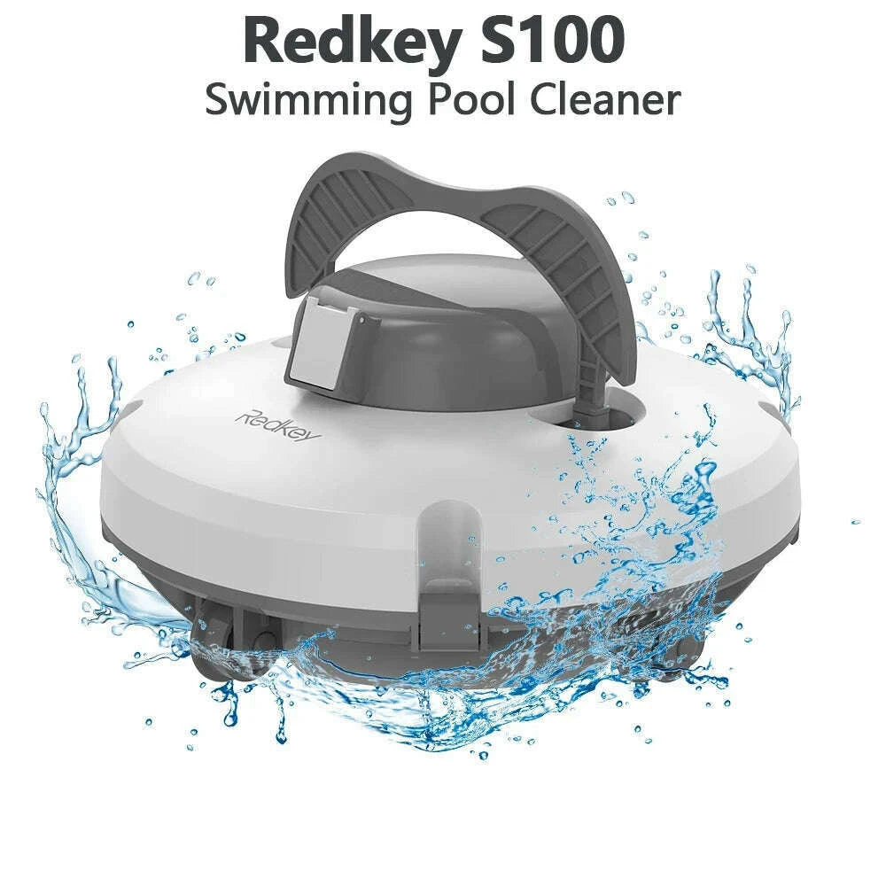 redkey-s100-cordless-robotic-pool-cleaner-vacuum-ipx8-waterproof-5200mah-recharge-130-mins-self-parking-swimming-pool-cleanerkimlud-womens-fashion-34607153