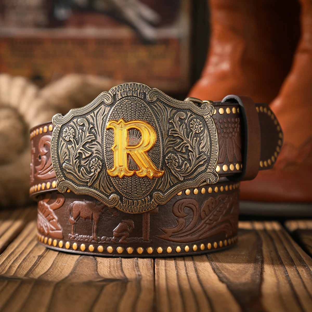 Casual Retro PU Belt With Metal Buckle — Black | KIMLUD