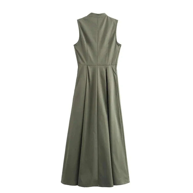mujer-zipper-long-dress-woman-pleated-sleeveless-bodycon-dress-summer-elegant-party-dresses-for-women-2025-new-midi-dresseskimludkimlud-35568255