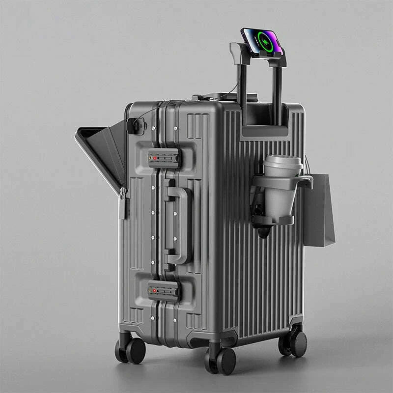 new-front-opening-luggage-24-inch-usb-multifunctional-suitcase-20“-boarding-trolley-case-26-inch-large-capacity-with-cup-holderkimlud-womens-fashion-34612556