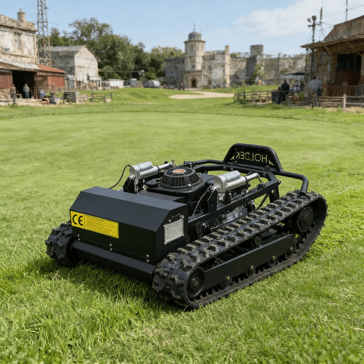 Remote-Controlled Lawn Mower – Petrol Powered – 90cm Cutting Width | KIMLUD