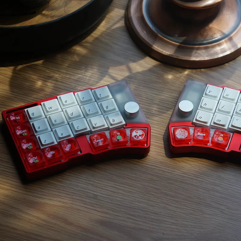 Cornix Wireless Split Mechanical Keyboard Bracket Version Aluminium Case Hot Swap Kit Bluetooth 2Mode Keyboard Ergonomics VIAL