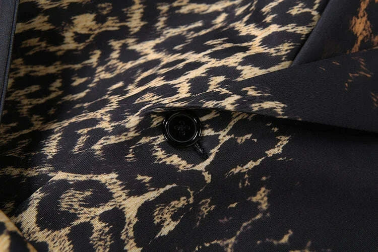 KIMLUD, Sisterlind Hipster Coat Women Trench Fall Warm Lapel Neck Leopard Print Full Sleeve Coquette Street Adjustable Belt Lady Outwear, KIMLUD Womens Clothes