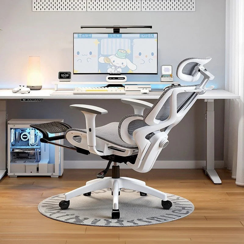Office Chair – Adjustable Lumbar Support – Nylon Frame – Ergonomic | KIMLUD