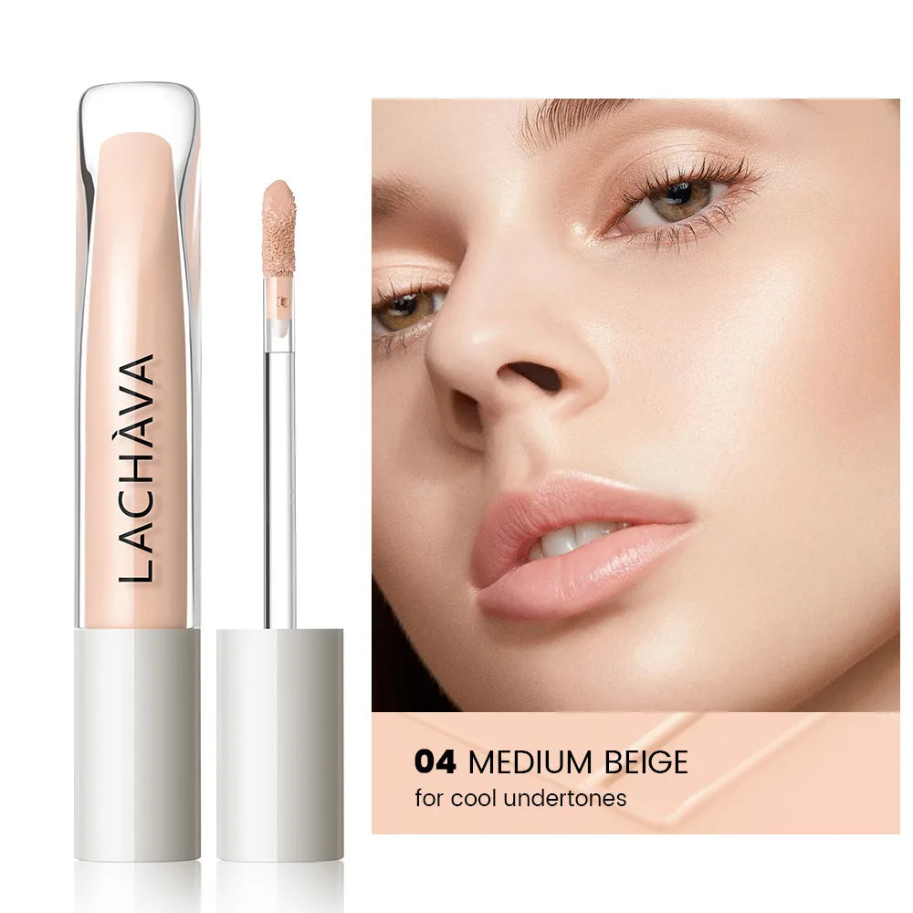 Matte Liquid Concealer High Coverage Waterproof Oil-Control Brighten Under-Eyes — Light Buff | KIMLUD