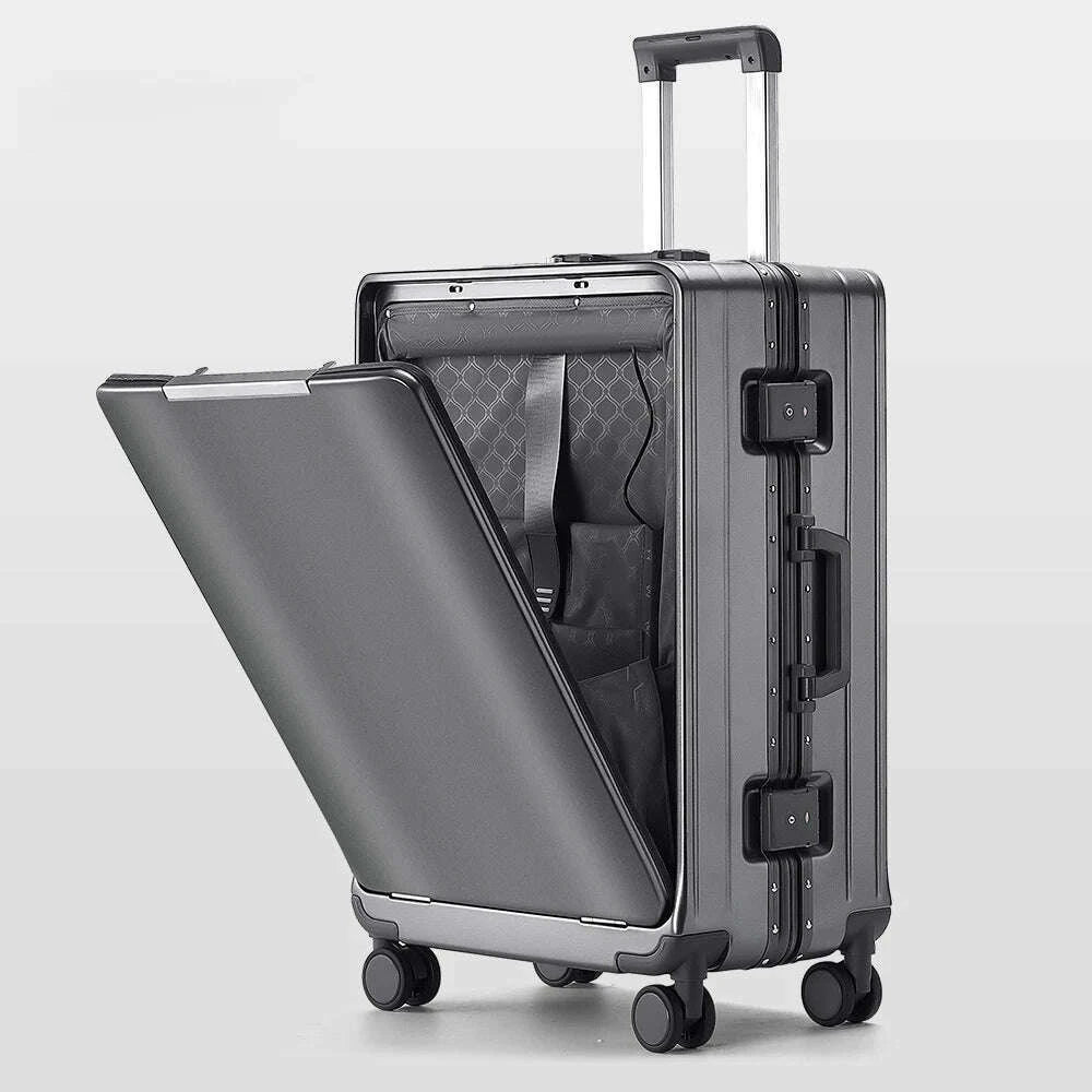 klqdzms-cabin-suitcase-travel-bag-202426-inch-boarding-box-aluminum-frame-trolley-case-front-opening-studen-laptop-luggagekimlud-womens-fashion-34612945