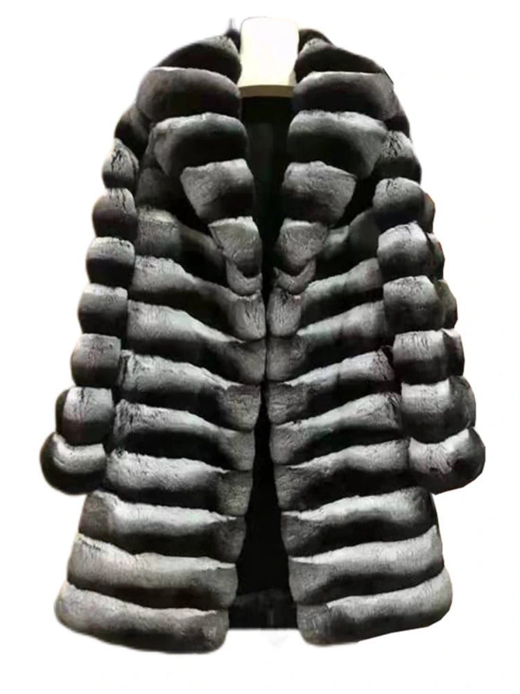 Fur Coat – Winter Warmth – Man-Made Fiber – Long | KIMLUD