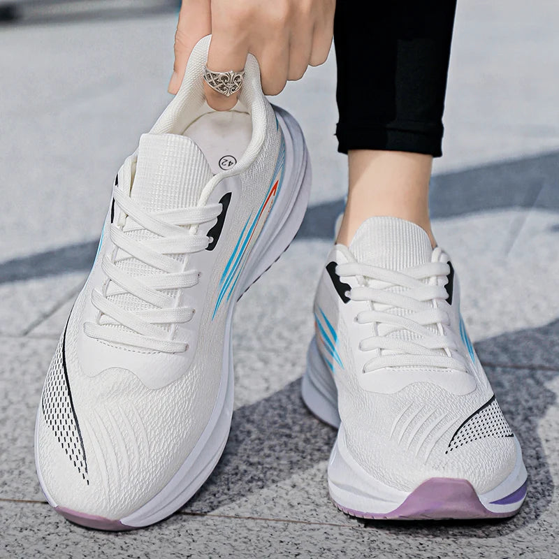 Running Shoes Men Mesh Breathable Outdoor Sports Flat Casual Mesh Walking Comfortable Tennis Shoes for Man Sneakers