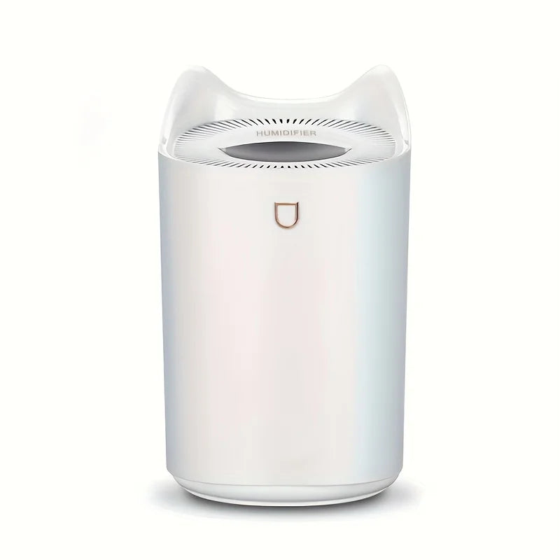 3.3L Large Capacity Double Nozzle LED Light humidifier Ultrasonic 3300ml Essential Oil Diffuser H2o Room Air Humidifiers