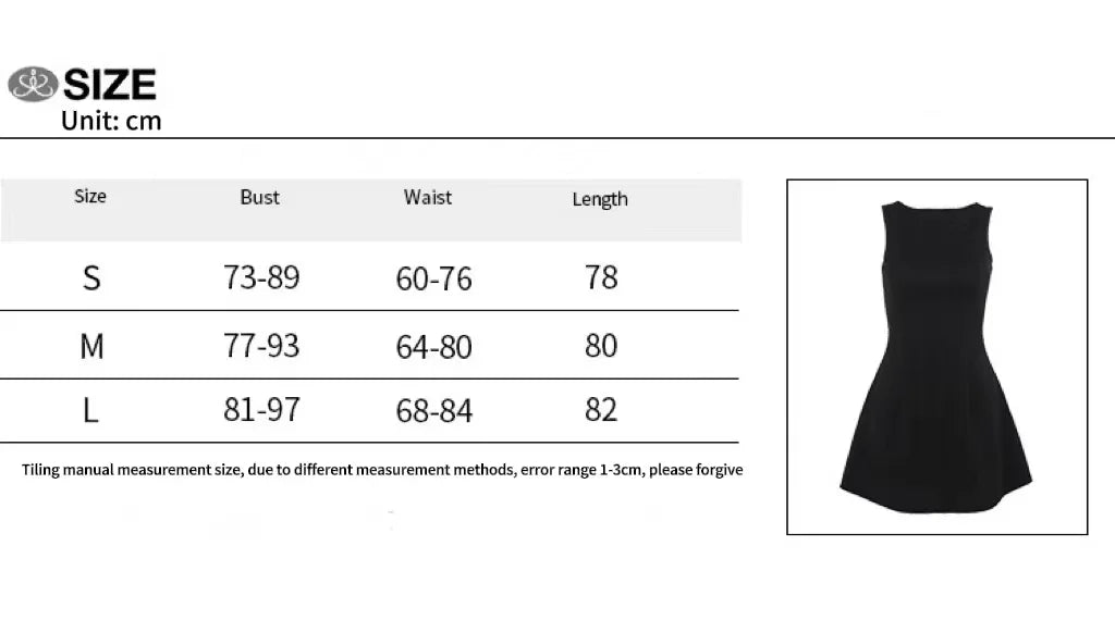 Polyester Halter High-Waist Dress Sleeveless — Black | KIMLUD