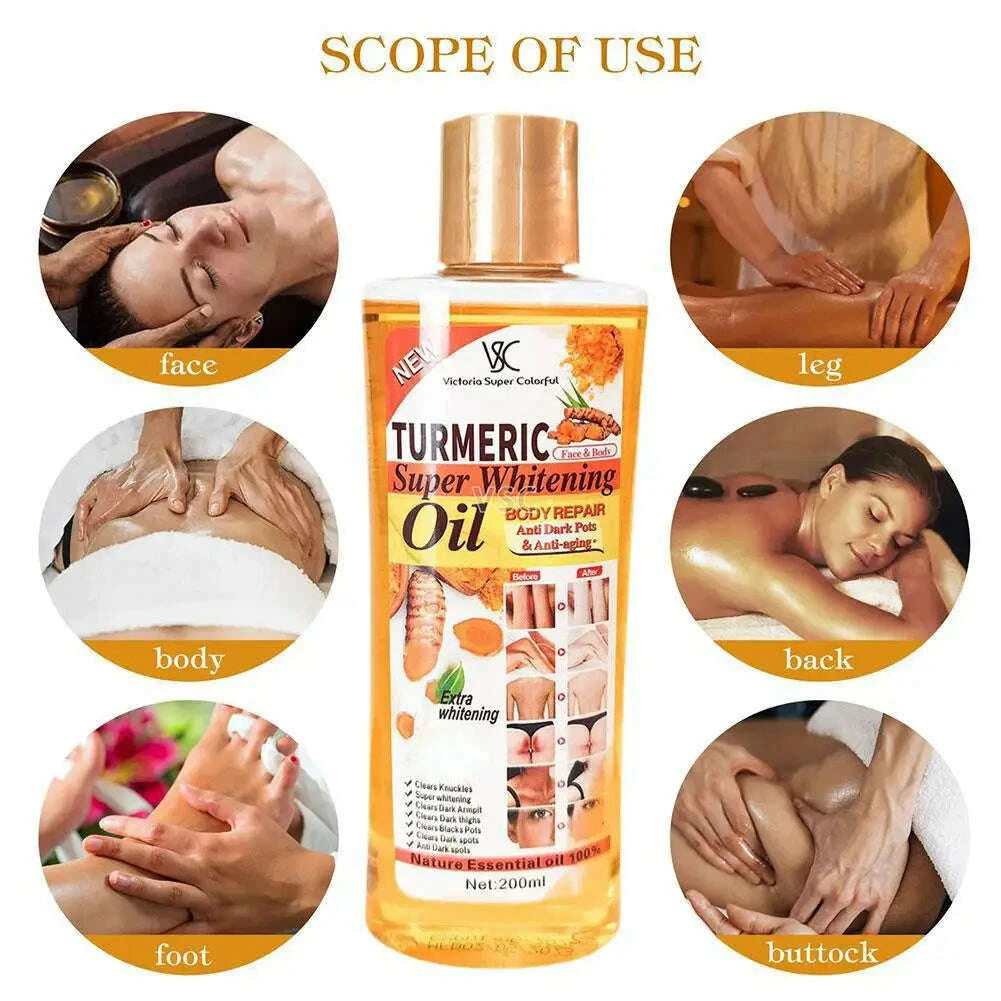 turmeric-essential-oil-facial-body-massage-oil-moisturizing-diffuser-aromatherapy-brightening-smoothing-body-face-skin-care-200mkimludkimlud-35560127
