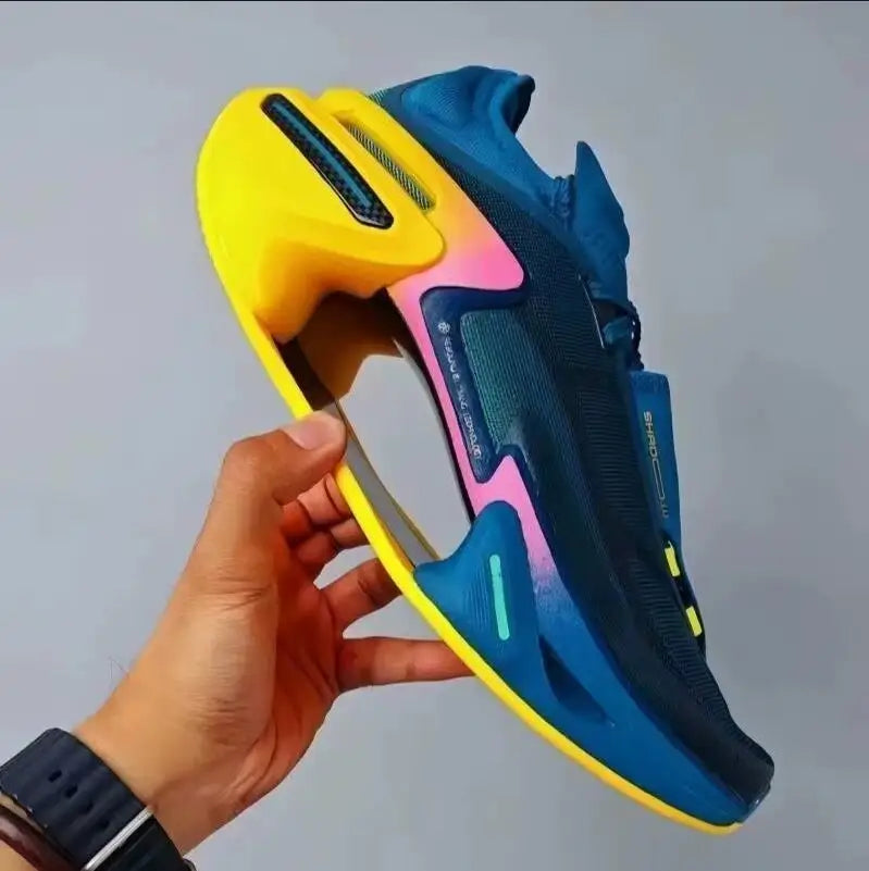 Running Shoes - High Elastic Support - Fabric Upper | KIMLUD