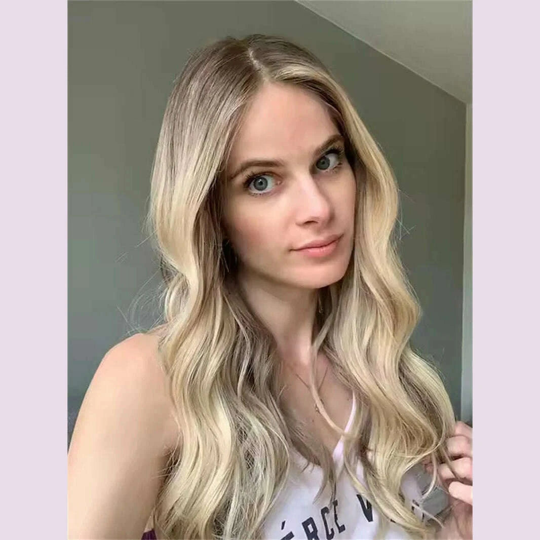 dirty-ash-blonde-lace-front-wig-fashion-blond-wig-natural-roots-100-real-hd-synthetic-blend-human-hair-wig-glueless-wear-and-gokimlud-womens-fashion-34598514