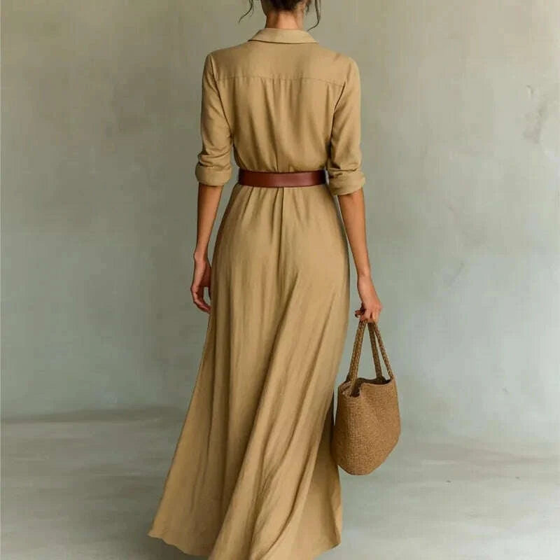 elegant-solid-color-irregular-pleated-dress-belt-womens-autumn-new-item-single-breasted-long-sleeved-shirt-long-frock-vestidoskimlud-womens-fashion-34619317