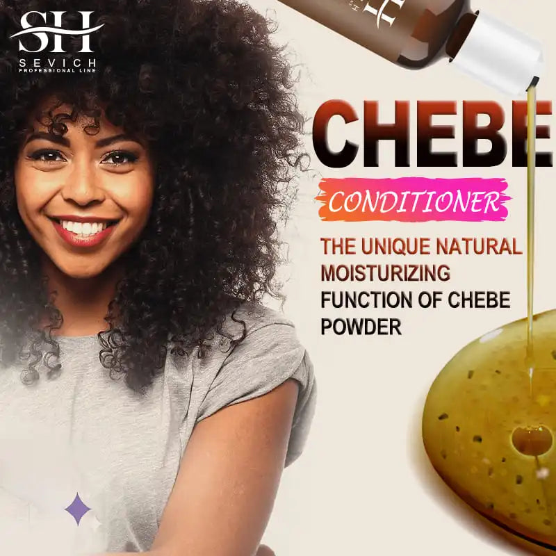 Chebe Hair Growth Shampoo and Conditioner Set Anti Hair Loss — Amber | KIMLUD