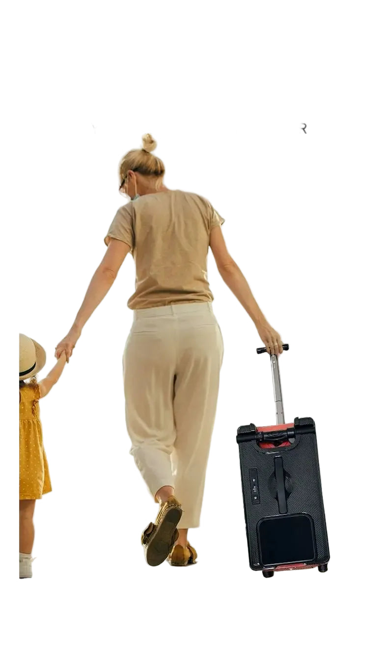 Intelligent electric trolley suitcase