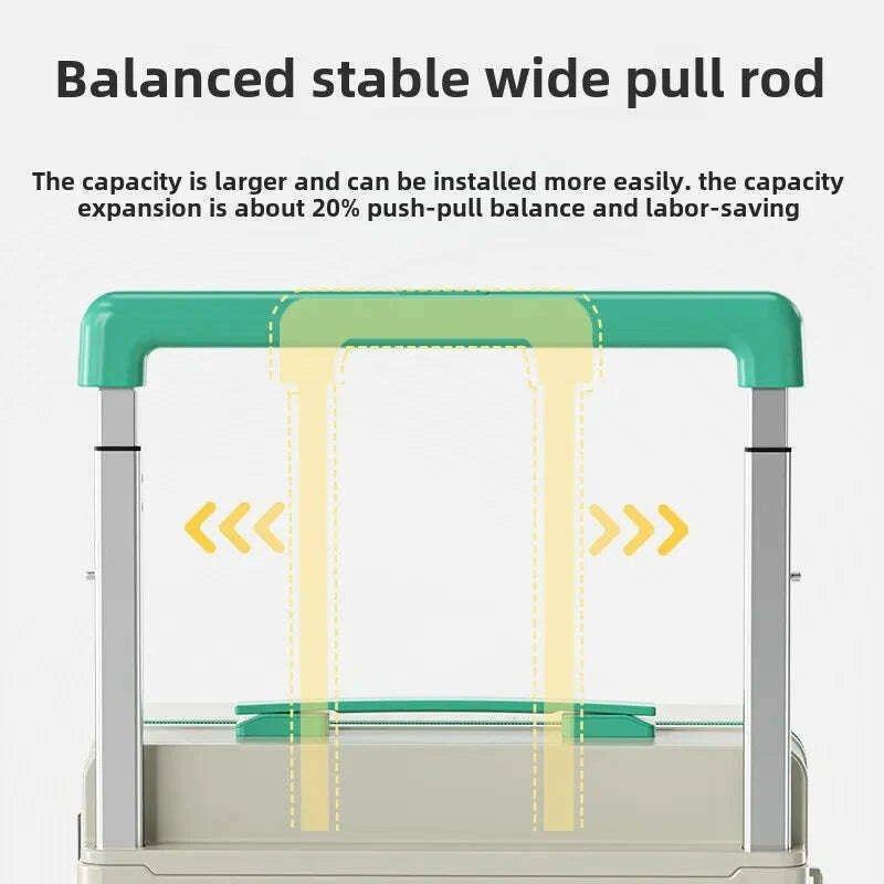 luggage-sets-english-multifunctional-wide-tie-rod-suitcase-20-inches-fashionable-and-lightweight-universal-wheel-suitcasekimlud-womens-fashion-34612601