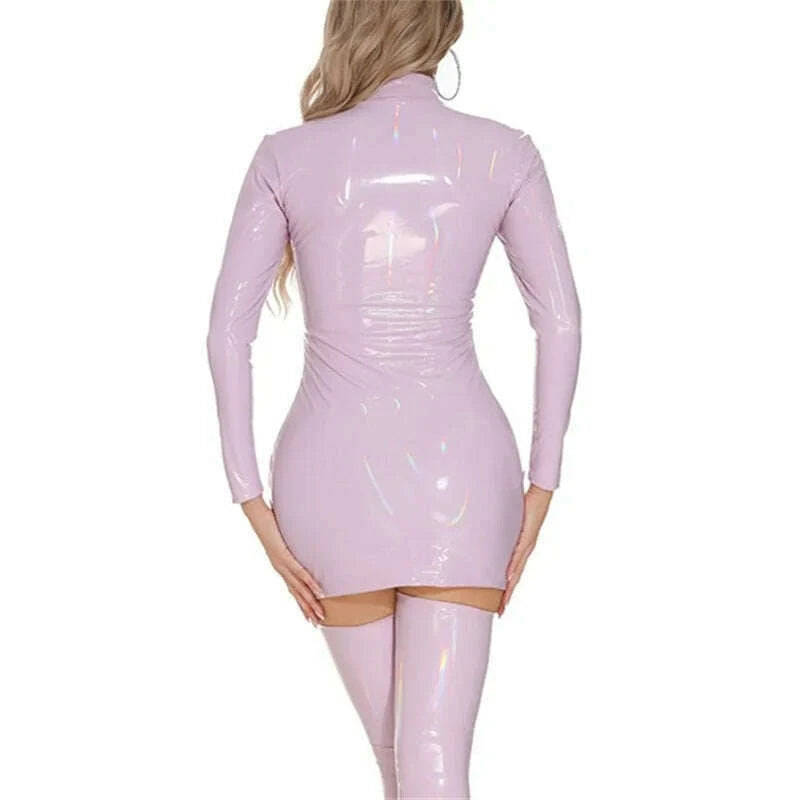 sexy-patent-leather-skinny-stretch-dresses-women-front-zipper-cardigan-dress-stand-up-collar-short-gown-female-long-sleeve-frockkimlud-womens-fashion-34624179