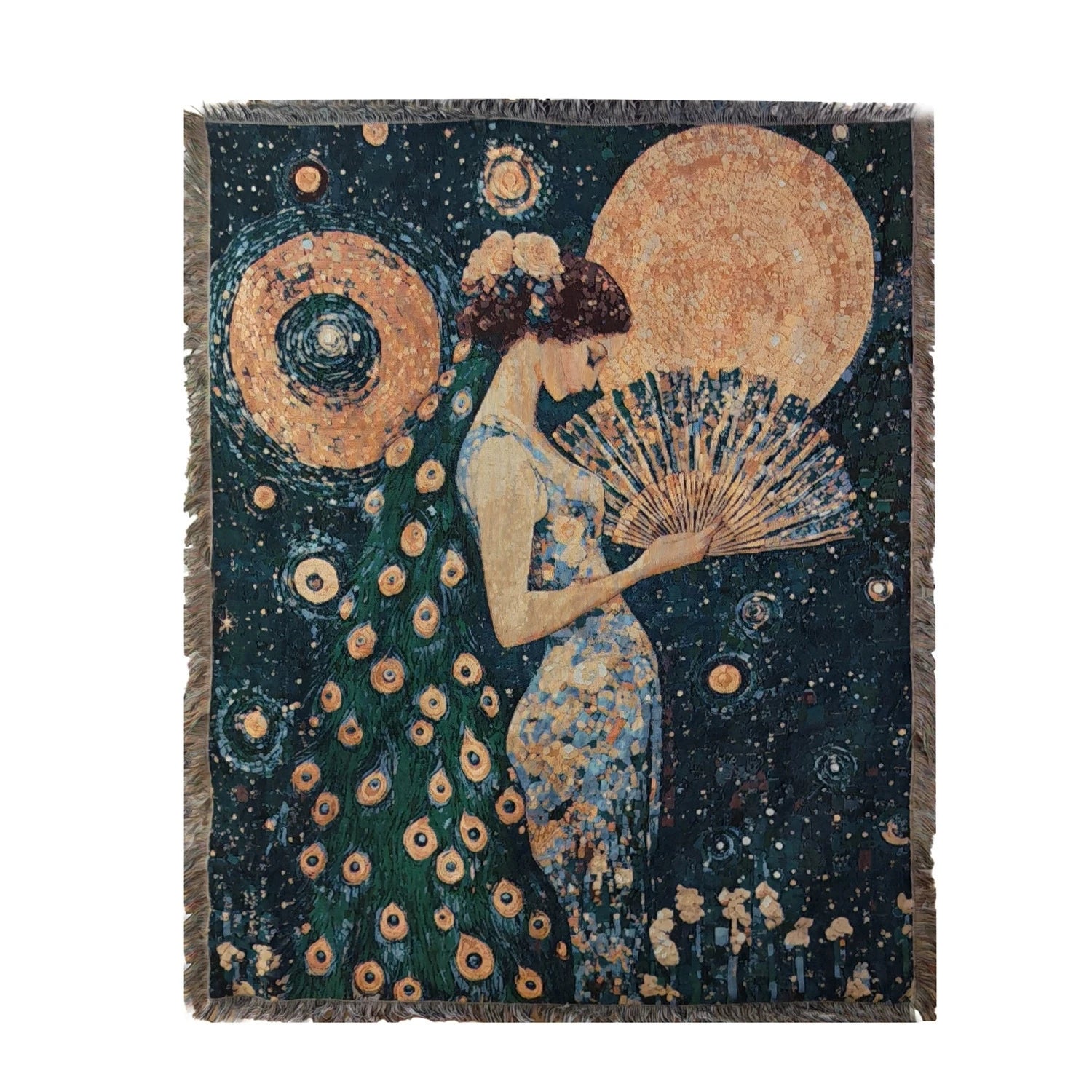 Ladies Sofa Blanket Oil Painting Woman Home Decoration Camping Blanket Bedspread Picnic Mat Aesthetic Wall Tapestry Bed Cover