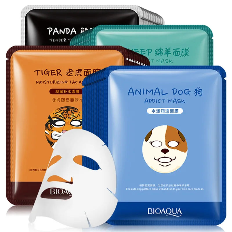 30Pcs Face Mask Sets Fresh Fruit Face Care Sheet Masks Hydrating Anti-aging Oil Control Acne Treatment Facial Mask Skin Care Set