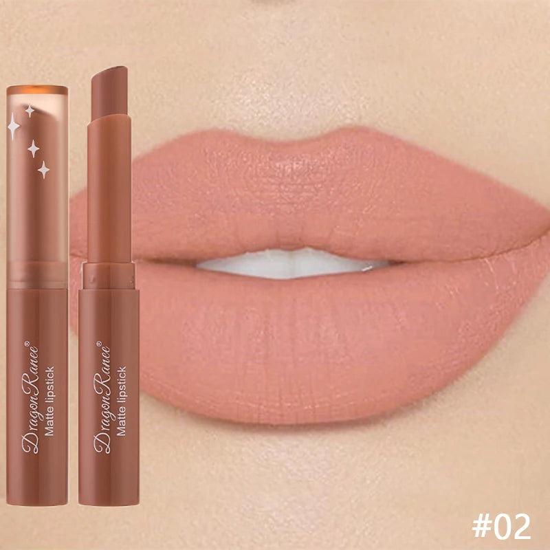 Matte Lipstick Waterproof Long-Lasting Velvet Finish Hydrating Formula — Nude Pink | KIMLUD