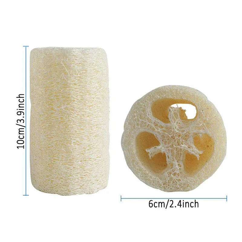 4pcspack-organic-loofahs-loofah-spa-exfoliating-scrubber-natural-luffa-body-wash-sponge-remove-dead-skin-made-soap-4-inchkimludkimlud-35578216
