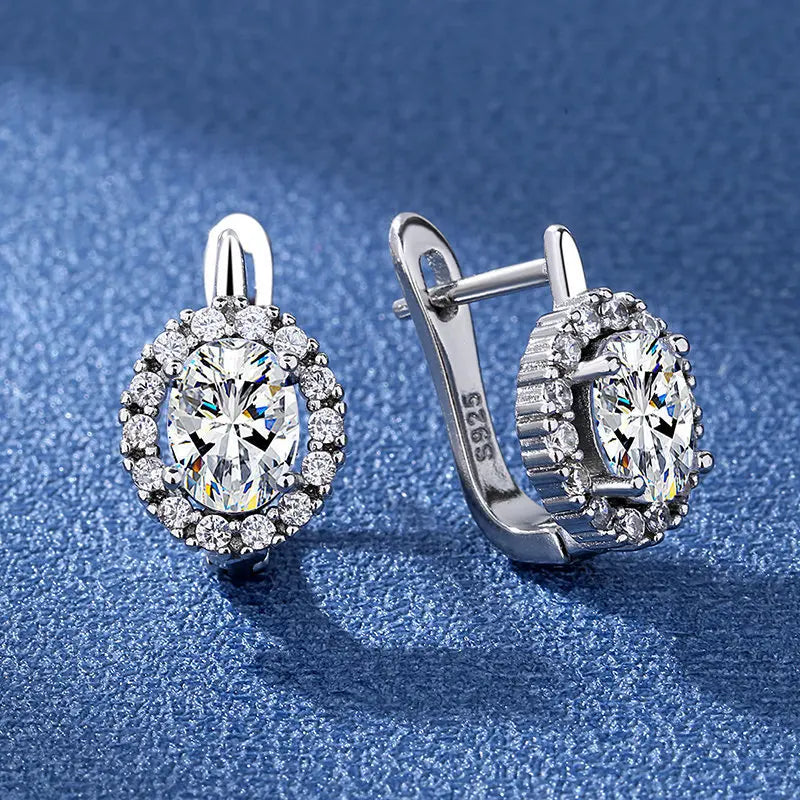 Sterling Silver Earring Butterfly Zirconia Small Hoop — Silver | KIMLUD