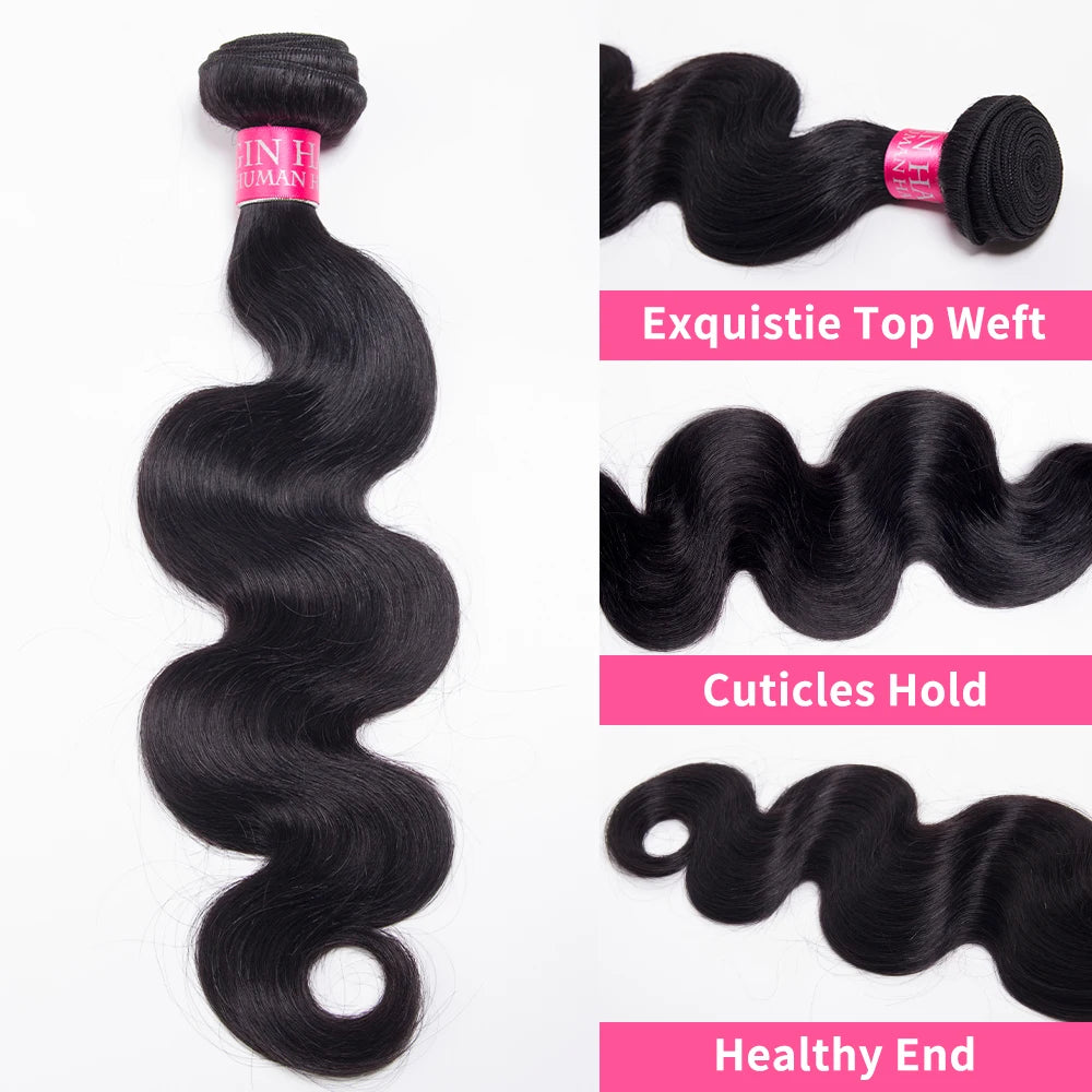 Hair Bundles With Closure – Body Wave – Remy Hair | KIMLUD
