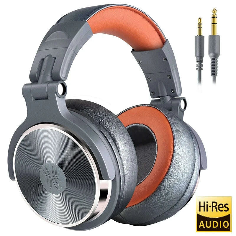 KIMLUD, Oneodio Wired HiFi Headphones Professional Studio DJ Headphones With Mic Over Ear Hi-Res Headset Monitoring For AMP Guitar Phone, KIMLUD Womens Clothes