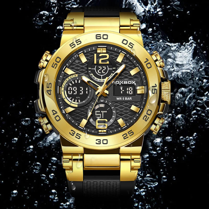 LIGE Men Digital Watch Military Sports Swimming Watches Fashion Waterproof Dual display Wristwatch Mens Relogios Masculino