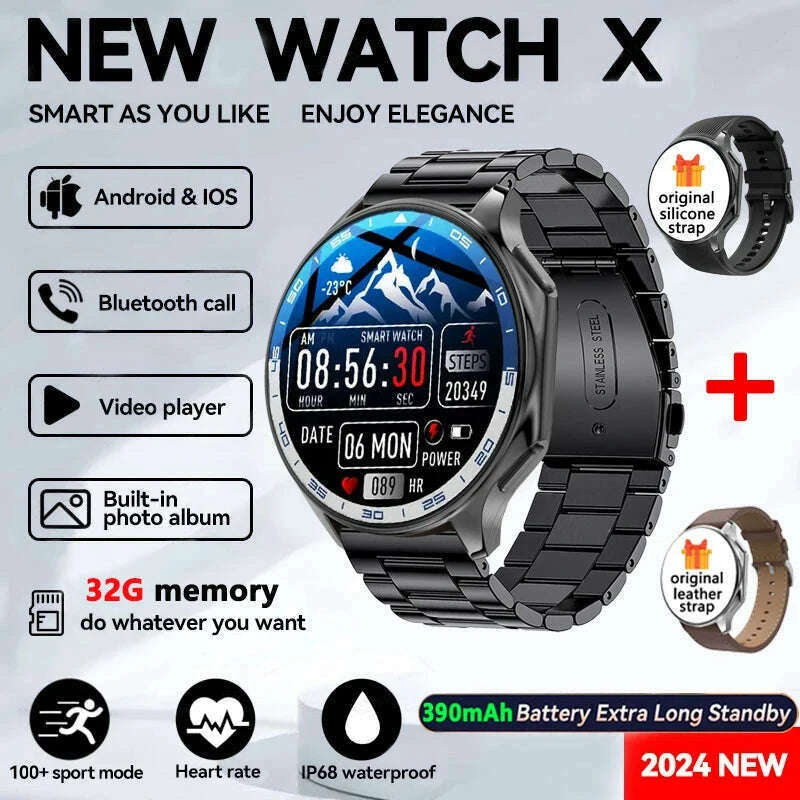 2025-new-for-man-dt-watch-x-smart-watch-men-32gb-memory-amoled-hd-screen-bluetooth-call-nfc-heart-rate-waterproof-smartwatch-kimlud-kimlud-33912505