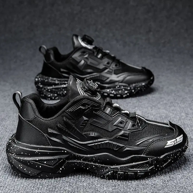 Men's Sports Shoes Hot Sale Of The Season Autumn Thick Bottom Casual Dad Shoes Hong Kong Style Breathable Mesh Upper Rubber O...