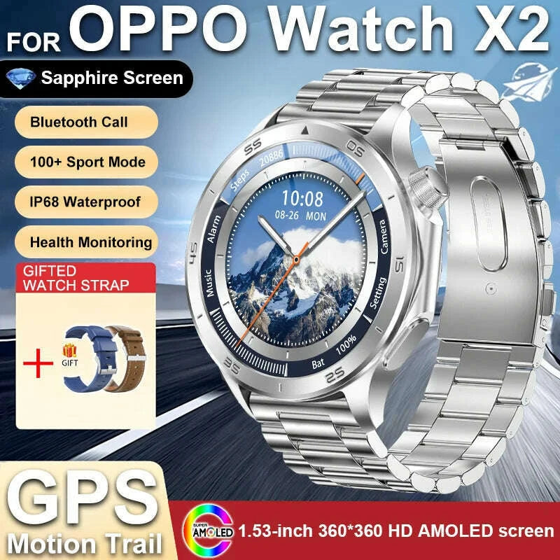 2025-new-oppo-wanch-x2-max-outdoor-sports-men-smartwatch-gps-motion-trajectory-compass-amoled-screen-ip67-waterproof-smart-watchkimlud-womens-fashion-34608908