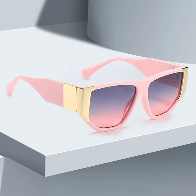 2025 New Fashionable Colorful Women Sunglasses Decorated Gradient Lenses Trendy Accessories for Women and Men Sunglasses