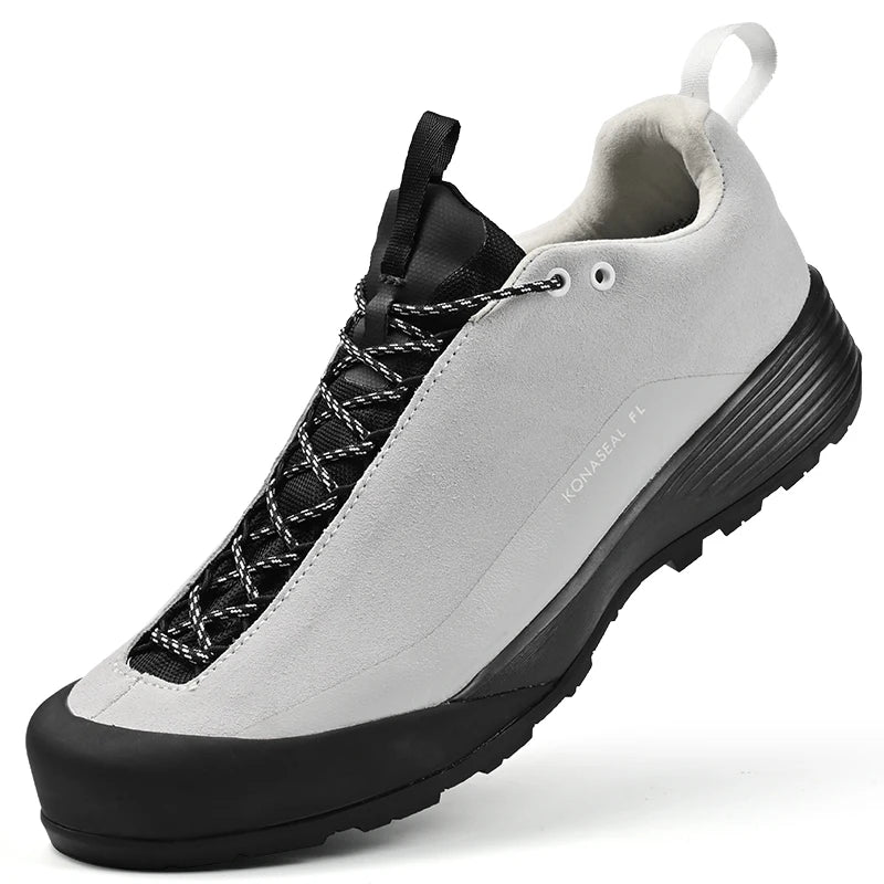 Men's Hiking Shoes – Waterproof – Leather – Lace-Up | KIMLUD