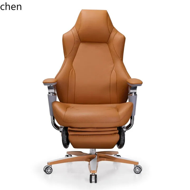 HT electric luxury gaming chair for home sedentary and comfortable, reclining and ventilated
