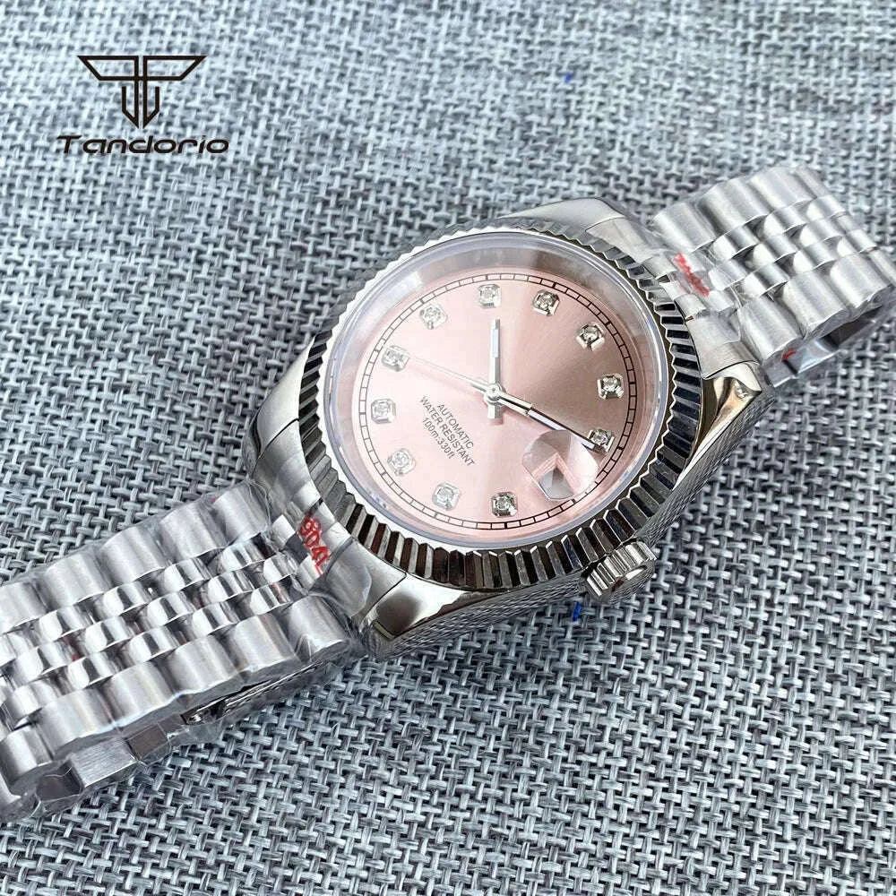 tandorio-sapphire-pink-sunburst-steel-36mm-nh35-automatic-watch-for-lady-diamond-marks-39mm-men-wristwatch-date-lume-mechanicalkimlud-womens-fashion-34610420