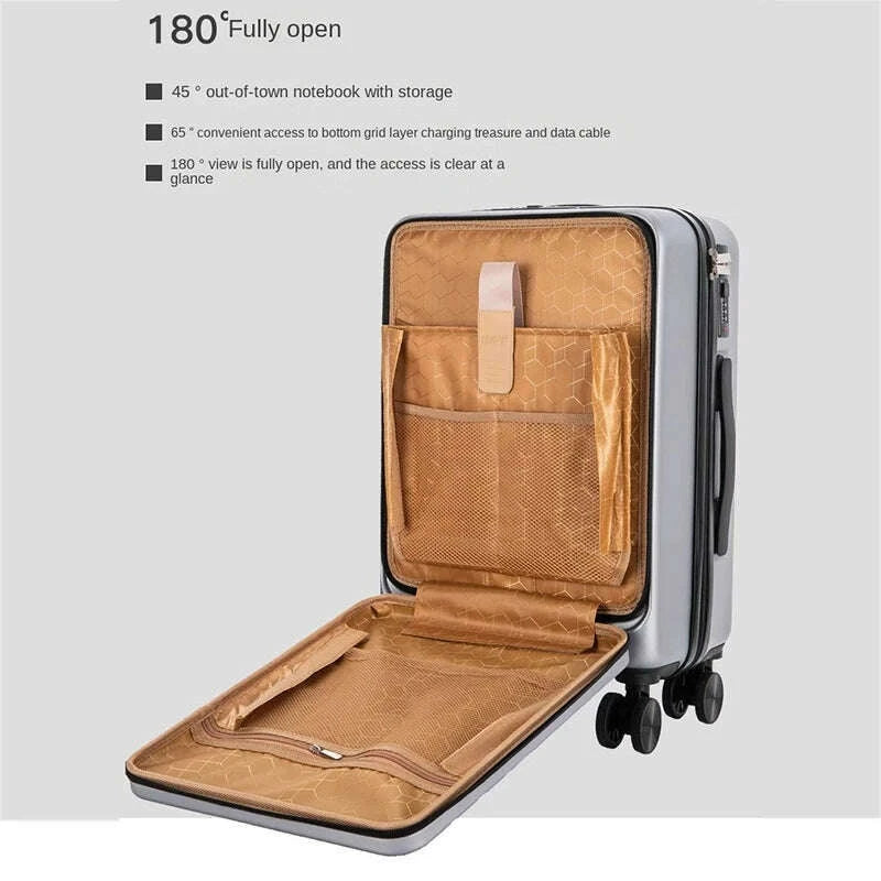 front-opening-laptop-luggage-small-20-boarding-trolley-case-24-mens-business-travel-lockbox-thick-set-dry-and-wet-separationkimlud-womens-fashion-34612914