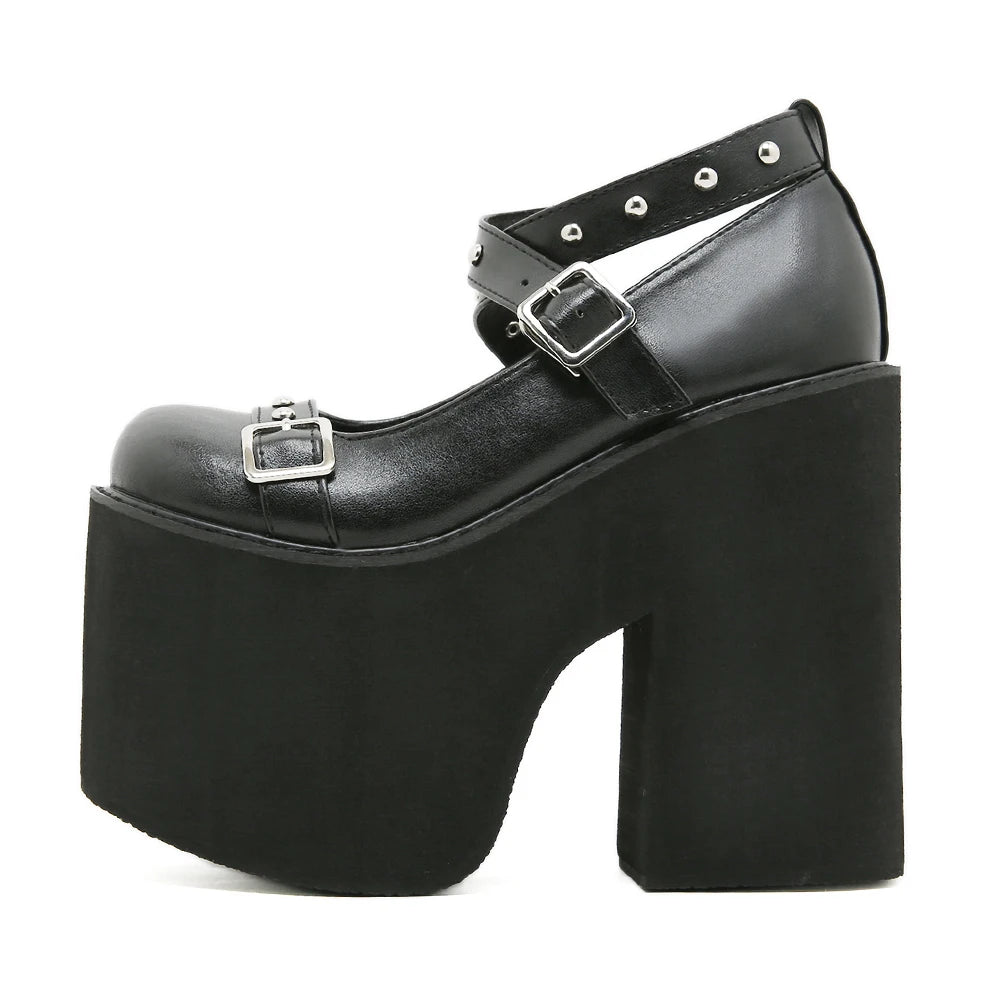 Belt – Rivet Buckle – Silhouette Belt – Black | KIMLUD