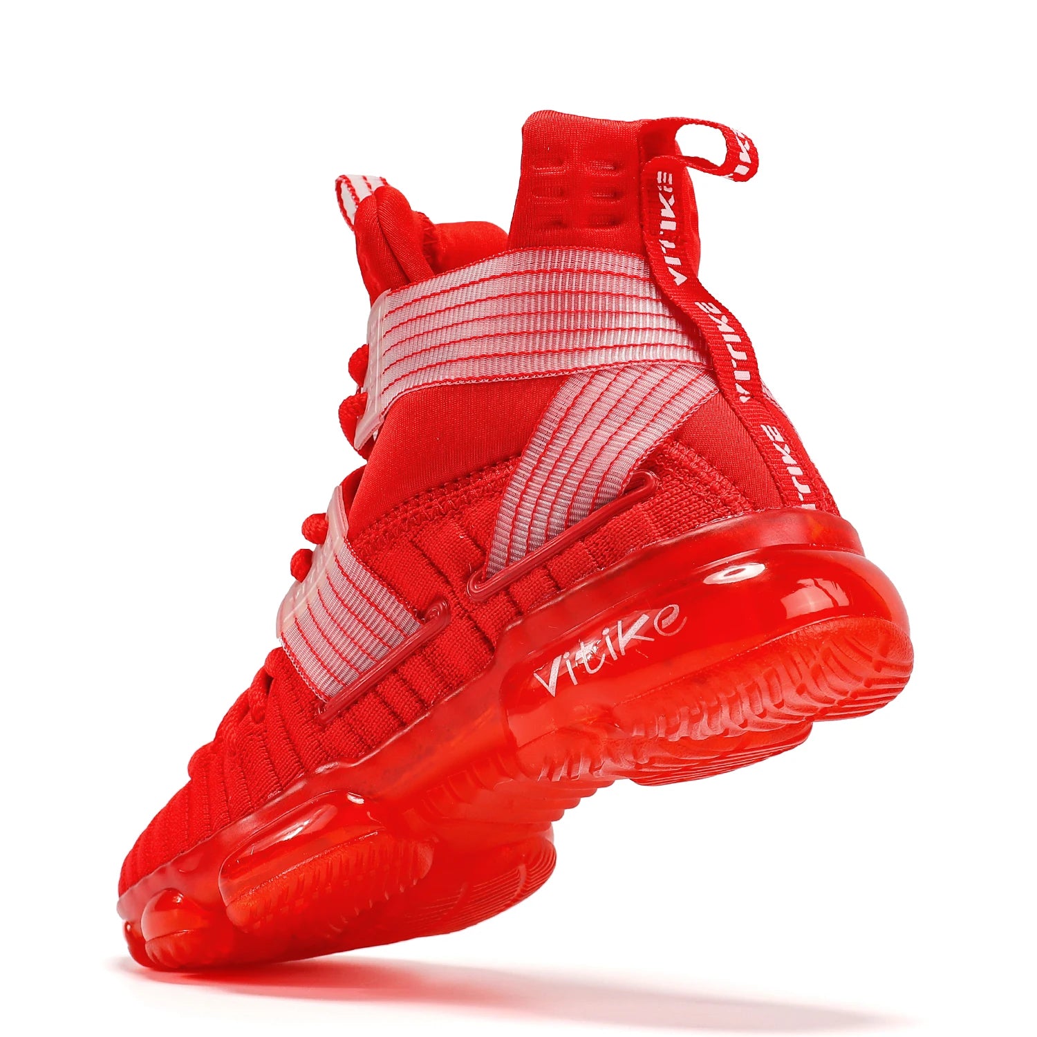 Kids Basketball Shoes High-top Sports Shoes Sneakers Durable Lace-up Non-Slip Running Shoes Secure for Little Kids Big Kids and