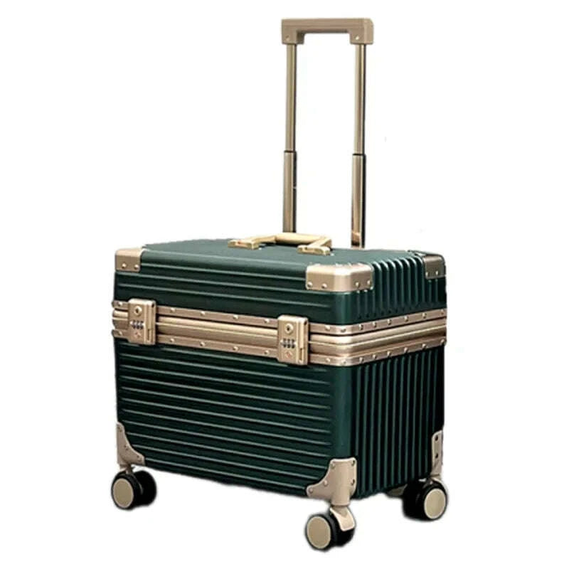 KIMLUD, 18 Inch Aluminium Frame Camera Equipment Case With Wheels Trolley Case 20 Inch Suitcase Trip Cabin 22 Inch On the Flap Suitcase, KIMLUD Womens Clothes